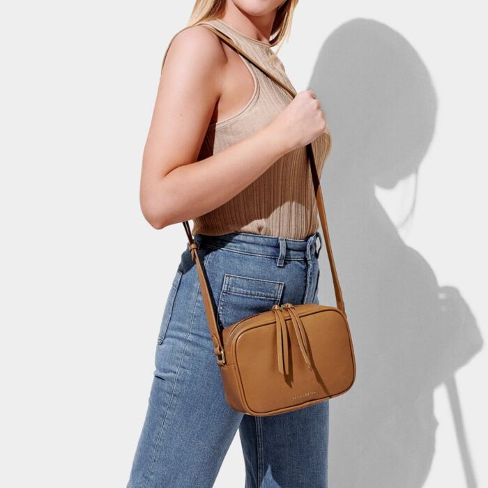 Katie Loxton Isla Crossbody Bag - Tan